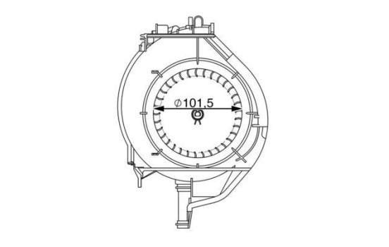 Pulseur d'air habitacle BEHR, Image 2