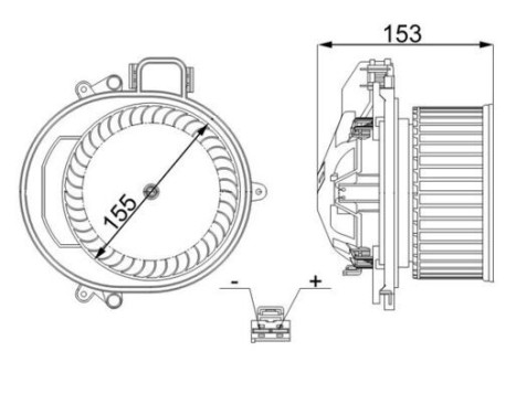 Pulseur d'air habitacle BEHR