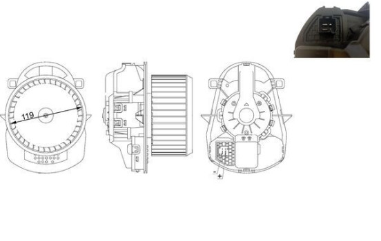 Pulseur d'air habitacle