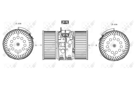 Ventilateur de chauffage 34161 NRF, Image 2