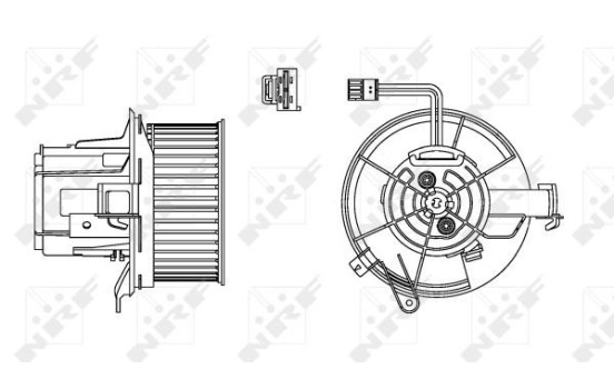 Ventilateur de chauffage 34162 NRF, Image 3