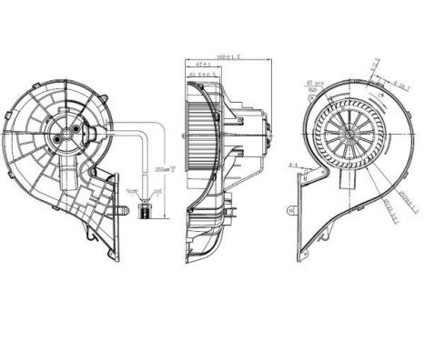 Ventilateur de chauffage 34353 NRF, Image 7