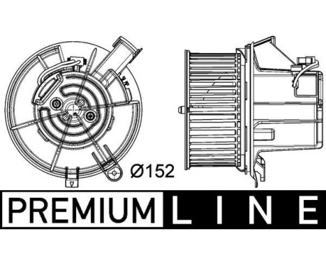 Ventilateur de chauffage AB 119 000P Mahle, Image 2