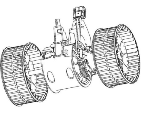 Ventilateur de chauffage AB 133 000P Mahle, Image 3