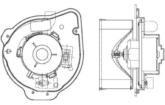 Ventilateur de chauffage AB 135 000P Mahle, Image 2