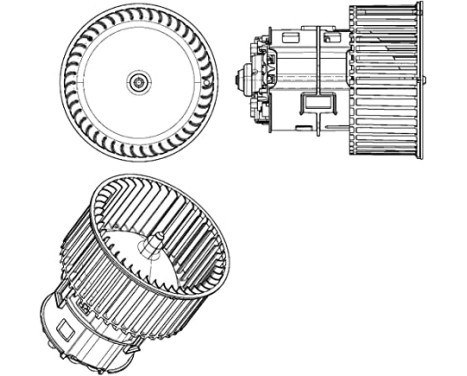 Ventilateur de chauffage AB 182 000P Mahle, Image 2