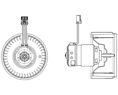 Ventilateur de chauffage AB 22 000P Mahle, Image 2