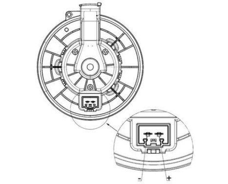 Ventilateur de chauffage AB 259 000P Mahle, Image 3