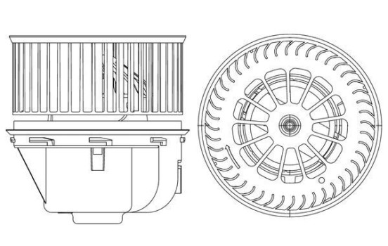 Ventilateur de chauffage AB 264 000P Mahle, Image 2