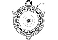 Ventilateur de chauffage AB 268 000P Mahle