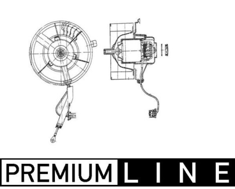 Ventilateur de chauffage AB 37 000P Mahle, Image 2