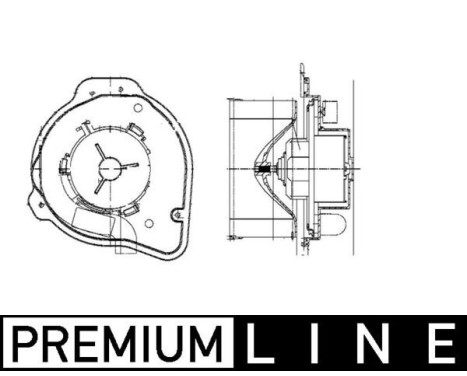 Ventilateur de chauffage AB 58 000P Mahle, Image 2
