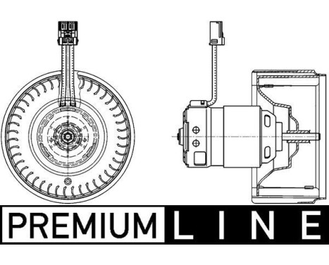 Ventilateur de chauffage AB 71 000P Mahle, Image 2