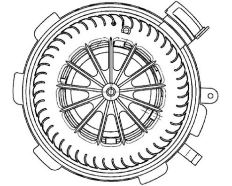 Ventilateur de chauffage AB 89 000P Mahle, Image 4