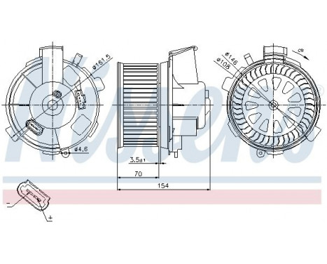 ventilateur de poêle 87021 Nissens, Image 6