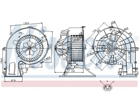 ventilateur de poêle 87025 Nissens, Image 6