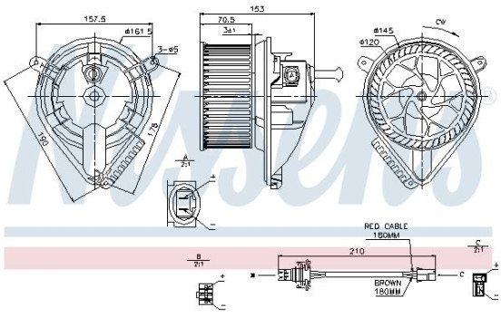 ventilateur de poêle 87039 Nissens, Image 6