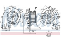 ventilateur de poêle 87049 Nissens