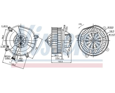 ventilateur de poêle 87103 Nissens, Image 5