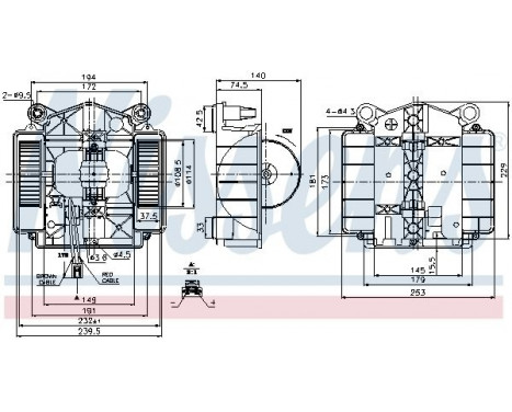 ventilateur de poêle 87110 Nissens, Image 6