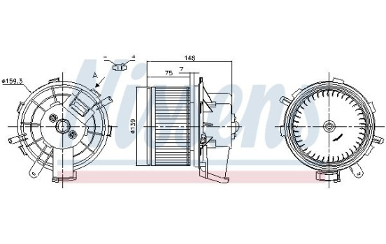 ventilateur de poêle 87290 Nissens, Image 5