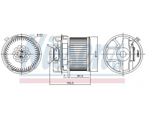 ventilateur de poêle 87351 Nissens, Image 6