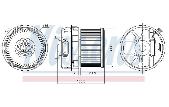 ventilateur de poêle 87351 Nissens, Image 6