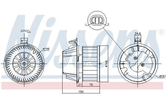 ventilateur de poêle 87384 Nissens, Image 5
