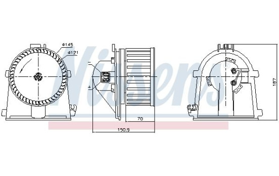 ventilateur de poêle 87386 Nissens, Image 6