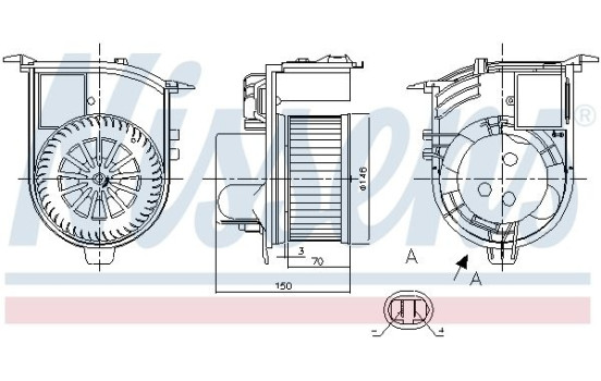 ventilateur de poêle 87398 Nissens, Image 6