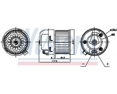 ventilateur de poêle 87399 Nissens, Image 6