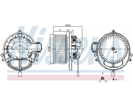 ventilateur de poêle 87431 Nissens, Image 6