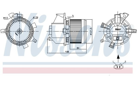 ventilateur de poêle 87466 Nissens, Image 6