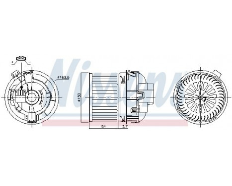 ventilateur de poêle 87468 Nissens, Image 6