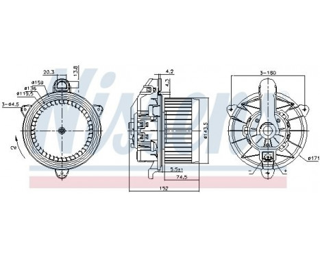 ventilateur de poêle 87495 Nissens, Image 6