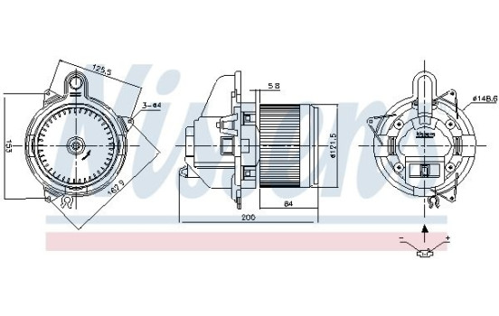 ventilateur de poêle 87501 Nissens, Image 6