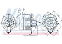 ventilateur de poêle 87518 Nissens