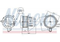 ventilateur de poêle 87546 Nissens
