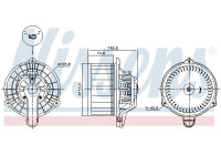 ventilateur de poêle 87564 Nissens