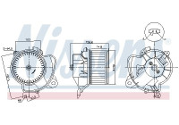 ventilateur de poêle 87574 Nissens