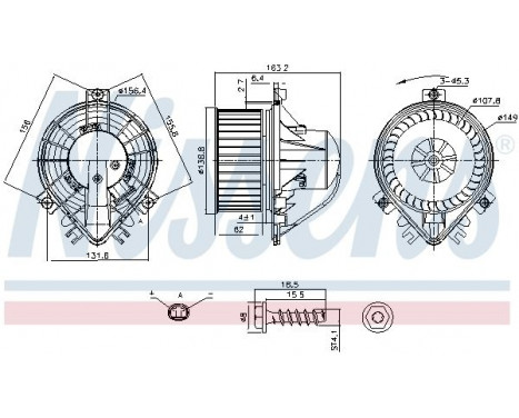 ventilateur de poêle 87708 Nissens, Image 6