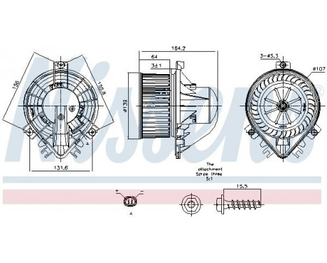 ventilateur de poêle 87711 Nissens, Image 6