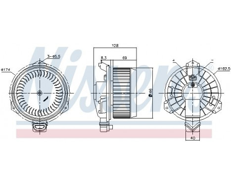 ventilateur de poêle 87723 Nissens, Image 6