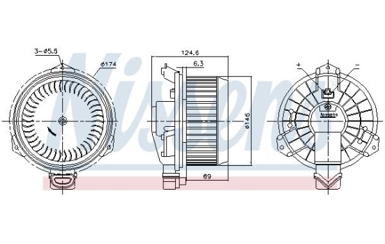 ventilateur de poêle 87724 Nissens, Image 6