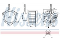 ventilateur de poêle 87756 Nissens