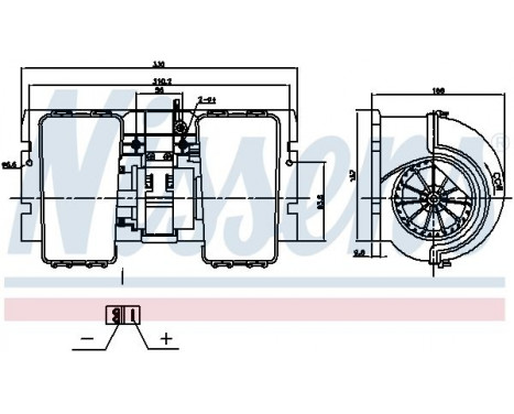 ventilateur de poêle 87790 Nissens, Image 5