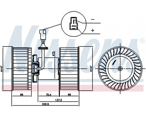 ventilateur de poêle 87842 Nissens, Image 7