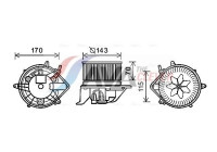 ventilateur de poêle BW8458 Ava Quality Cooling