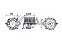 ventilateur de poêle BW8461 Ava Quality Cooling