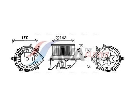 ventilateur de poêle BW8461 Ava Quality Cooling